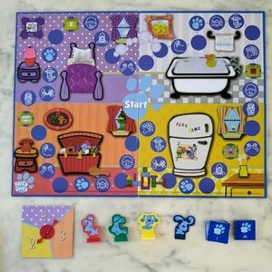Vintage 1998 Blue's Clues Board Game Nickelodeon Board Game. Ages 3-6,2-4 Player